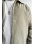 Erkek Oversize Trenç Ceket Mevsimlik Haki EDW360 5