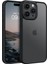 Apple iPhone 12 Pro Max Için Mat Hybrid Metal Kamera Korumalı ve Metal Tuş Takımlı Ultra Güçlü Koruma Sağlayan ve Şık Görünümlü Premium Kılıf (Siyah, 12 Pro Max) 2
