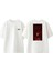 Death Note Kira Ha Ha Tasarım Sırt Baskılı Pamuk Beyaz Oversize T-Shirt 1