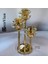 Luxury 3 Lü Gold Şamdan Mumluk AYM-5651 1 Adet 1