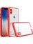 Apple iPhone Xs Max Kılıf Miami Şeffaf Silikon - Kırmızı Ferrg 1