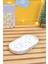 Luxury Beyaz Oval Pembe Organizer Tabak | Banyo Organizeri | Ofis Organizer Tepsi 1 Adet 5