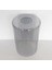 Luxury Füme Cam Boru Şeklinde Şamdan Camı Avize Camı E27 Boru Cam (En 10CM Boy 15CM) 1 Adet 3