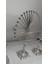 Luxury 3 'lü Lüks ve Şık Silver Spiral Set Masa Dekoru - Modern Tasarımlı Dekoratif Aksesuar, Ev ve Ofis 1 Adet 2