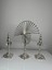 Luxury 3 'lü Lüks ve Şık Silver Spiral Set Masa Dekoru - Modern Tasarımlı Dekoratif Aksesuar, Ev ve Ofis 1 Adet 3