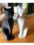 Luxury Dekoratif Siyah ve Beyaz Çift Kedi Organik Plastik 10 cm 1 Adet 2