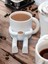 Luxury Sevimli Kahve Figür Biblo Seti (3'lü)/kahve Köşesi Dekor,kahve Fincanı, Kahve Çekirdeği ve Moka Pot 1 Adet 5