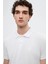 Ds Damat Slim Fit Beyaz Kutulu Polo Yaka T-Shirt 4HC14ORTKPLO1 4
