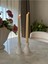 Luxury Dekoratif 2’li Şamdan Mumluk, Beyaz Mumluk, Beton Obje (Mumlar Dahil Değildir) 1 Adet 1