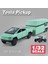Ölçekli 1:32 Tesla Cybertruck Pickup Römork Rv Metal Alaşım Oyuncak Araba Modeli Diecast Off-Road Araç Hediye Erkek Çocuklar Için Koleksiyon (Yurt Dışından) 1