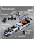 Ölçekli 1:32 Tesla Cybertruck Pickup Römork Rv Metal Alaşım Oyuncak Araba Modeli Diecast Off-Road Araç Hediye Erkek Çocuklar Için Koleksiyon (Yurt Dışından) 2
