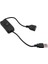 5 Adet 28 cm USB Kablosu Erkek - Dişi Siyah (Yurt Dışından) 2