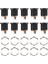 10 Adet Panel Montajlı 2.1x5.5mm Güç Jakı Dc Soketi (Yurt Dışından) 1