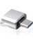 Adet Type-C - USB 2.0 Erkek Adaptör Otg Alüminyum Alaşım (Gümüş) (Yurt Dışından) 1