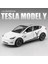 Yeni 1:24 Teslas Model Y Model 3 Şarj Yığını ile Alaşım Araba Döküm Oyuncak Araba Modeli Ses ve Işık Çocuk Koleksiyon Hediye (Yurt Dışından) 1