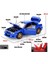 Jdm 1/32 Suu Impreza Wrx Stı Oyuncak Araba Modeli Döküm Alaşım Metal Minyatür Ses ve Işık Koleksiyonu Hediye Çocuk Erkek Çocuk (Yurt Dışından) 3