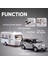 1/36 Ölçekli Land Rover Jeep Wrangler F150 Rv Römork Kamyon Model Araba Oyuncak Alaşım Döküm Kapılar Açık Karavan Seti Modelleri Çocuklar Için (Yurt Dışından) 3