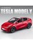 Yeni 1:24 Teslas Model Y Model 3 Şarj Yığını ile Alaşım Araba Döküm Oyuncak Araba Modeli Ses ve Işık Çocuk Koleksiyon Hediye (Yurt Dışından) 1
