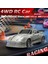 4WD 1/64 Mini Uzaktan Kumanda Drift Yarışı Yüksek Hızlı Rc Araba LED Işıkları ile Araç Modeli Oyuncak Hediye Yetişkinler Için Erkek Kız Çocuklar (Yurt Dışından) 3