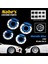 1/64 Chika Tekerlekler Kauçuk Lastikli Model Araba Modifiye Parçaları Hotwheels Tomica Minigt Için Bbs Rs Jdm Vıp (As ile Birlikte Verilir) (Yurt Dışından) 1