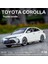 Döküm 1:32 Toyota Corolla Alaşım Araba Modeli Simülasyon Metal Araç Ses ve Işık Minyatürleri Koleksiyonu Trendy Süsler Hediyeler (Yurt Dışından) 2