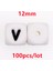 100 Adet 12 mm Silikon Mektup Boncuk Silikon Yuvarlak Boncuk Dağınık Boncuklar Gıda Sınıfı Diy Bilezik Kolye Emzik Zinciri Aksesuarları (Yurt Dışından) 1
