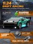 Rc Drift Araba 1:24 20 Km/h 4WD Yüksek Hızlı Uzaktan Kumanda Araba Lastik ve Sürüklenme Iki Tip Lastikler Simüle Yarış Arabaları Çocuklar Için (Yurt Dışından) 2
