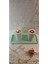 Luxury Laurel-Wood Beton 3 Parça Tealight Mumluk-Büyük Boy Sunum Tepsisi Seti(Yeşil) 1 Adet 3