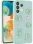 Galaxy A32 4g Kılıf Kabartma Figürlü Parlak Klcr Toys Silikon Kapak-Açık Yeşil 1