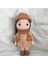 Luxury Amigurumi Winter Kış Bebek Kız Çocuk Bebek Örgü Oyuncak 1 Adet 2