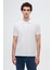 Ds Damat Regular Fit Beyaz %100 Pamuklu Uzun Ömürlü Kıvrılmaz Polo Yaka Nakışlı T-Shirt 4HC14ORT51000 1