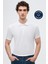 Ds Damat Regular Fit Beyaz %100 Pamuklu Uzun Ömürlü Kıvrılmaz Polo Yaka Nakışlı T-Shirt 4HC14ORT51000 2