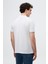 Ds Damat Regular Fit Beyaz %100 Pamuklu Uzun Ömürlü Kıvrılmaz Polo Yaka Nakışlı T-Shirt 4HC14ORT51000 4
