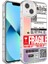 iPhone 13 Kılıf Kamera Korumalı Renkli Desenli Sert Silikon Klcr Korn Kapak-No5 1