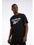 IDENTITY STACKED Siyah Erkek Kısa Kol T-Shirt 1
