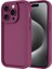 Apple iPhone 15 Pro Kılıf Kamera Korumalı Klcr Ananas Kapak-Mürdüm 1