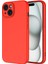 Apple iPhone 15 Plus Kılıf Klcr Mara Laaakan Kapak-Kırmızı 1