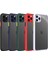 iPhone 11 Pro Max Kılıf ​​klcr Kaff Kapak-Kırmızı 2
