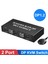 Dp Kvm Anahtarı 2 Port 8K@30Hz Displayport1.2 Anahtarı 2 Giriş 1 Çıkış (Yurt Dışından) 4