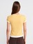 31859 Çift Görünümlü T-Shirt-Sarı 2