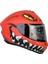 Draken Forza B5 Matt Red Full Face Motosiklet Kaskı 1