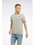 RI Left Chest Logo Gri Erkek Kısa Kol T-Shirt 1