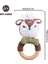 Hadi Bebek Oyuncakları Yapalım Tığ Işi Hayvan Çıngırak Ahşap Halka Oyuncaklar Ahşap Diş Kaşıyıcı Bpa Içermeyen Çıngırak Amigurumi Çocuk Oyuncakları Bebek Hediyesi Özel (Yurt Dışından) 1