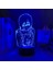 3D LED Lamba Anime Testere Adam Bayan Reze Yatak Odası Dekoru Çocuklar Için Doğum Günü Hediyesi Manga Testere Adam LED Işık Başucu (Yurt Dışından) 1