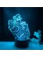 3D Illusion Anime Işık Jojo Tuhaf Macera Çocuklar Için 3D 16 Renk Uzaktan Kumandalı Dekor Lamba Manga Jotaro Kujo Hayranları Için Şekil Noel Hediyesi Kız Erkek Oyuncaklar (Siyah) (Yurt Dışından) 1
