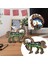 3D Hayvan Dekoru Süs LED - Ahşap Çok Katmanlı Oyma Hayvan Görünümü Yatak Odası Masası Için Dekoratif Elk Versiyonu (Boyut : At) (Yurt Dışından) 4