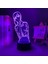 3D LED Anime Chainsaw Man Makima Için Yatak Odası Dekoru Çocuklar Doğum Günü Hediyesi Manga Chainsaw Man LED Işık Başucu (Yurt Dışından) 1
