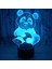 Çocuklar Için Gece Lambası, 3D Illüzyon Gece Lambası, Renk Değişimi 3D LED Ev Dekorasyonu Için 7 Renkli Işıklı Sevimli Panda Işığı Inanılmaz Görselleştirme Optik Hasta (Yurt Dışından) 4