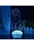 Aslan Gece 3D Illusion LED Lamba Uzaktan Kumanda ile 16 Kısılabilir Akıllı Dokunmatik 0-8 Yaşındaki Erkek Kız Çocuklar En Iyi Noel Doğum Günü si Çocuklar Ev Dekorasyonu Parti (La (Yurt Dışından) 1