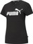 ESS Logo Tee Siyah Kadın Kısa Kol T-Shirt 1